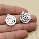 S925 Lucky Rotating Round Thai Silver Pendant
