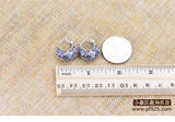 S925 Vintage Hollow Petal Thai National Wind Earrings