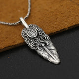 Vintage Thai Silver Takahashi Goro Eagle Wings Santa Feather Pendants
