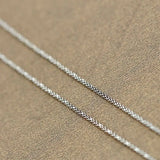 S925 Sterling Silver Necklace Thai Silver Chain Retro Vintage Men Women