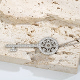 925 Silver Key Necklace with Zircon Inlay, Gift Jewelry