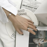 S925 Sterling Silver Mini Pearl Bracelet Handwear Girl