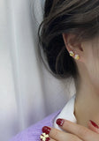 925 Sterling Silver Beanie Earrings - Fashionable & Versatile