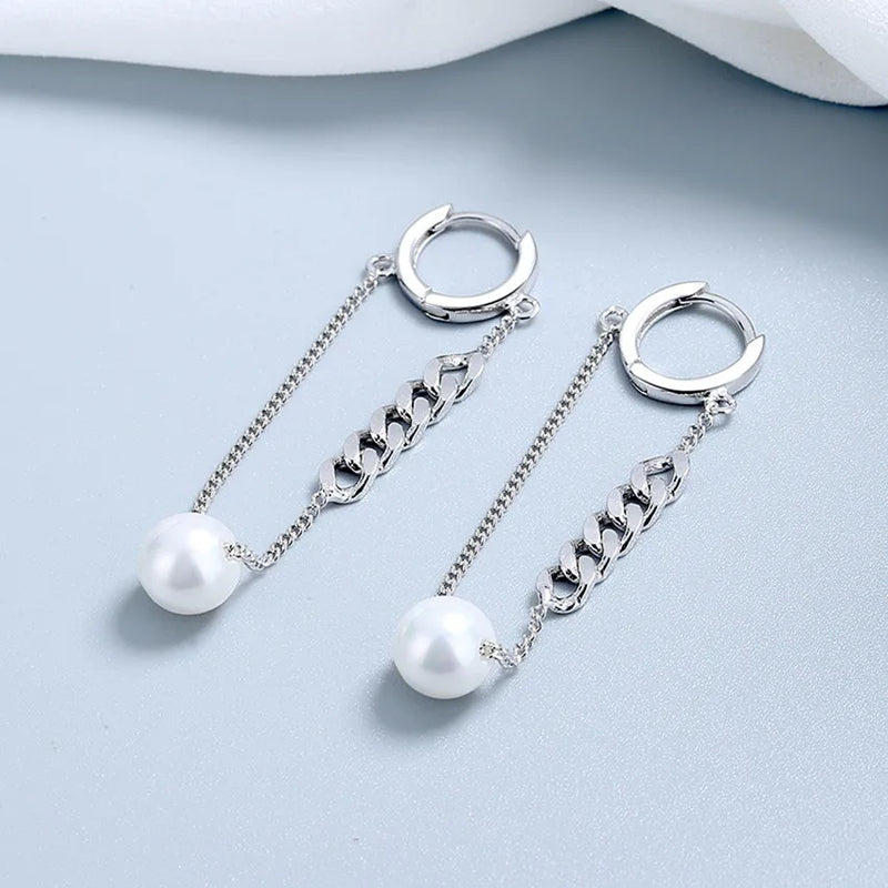 S925 Sterling Silver Ball Stud Earrings European American Holiday