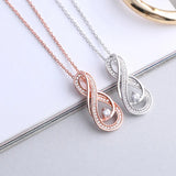 S925 Sterling Silver Ladies Necklace European and American Ladies Pendant