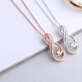 S925 Sterling Silver Ladies Necklace European and American Ladies Pendant
