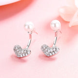 S925 Sterling Silver Sweet Ladies Earrings European American Holiday