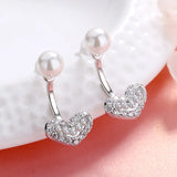 S925 Sterling Silver Sweet Ladies Earrings European American Holiday