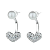 S925 Sterling Silver Sweet Ladies Earrings European American Holiday