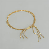 925 Sterling Silver Tassel Bracelet for Everyday Use