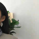 S925 Silver Leaf Stud Earrings for Women Girls