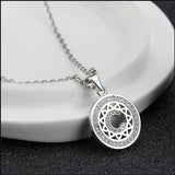 S925 Silver Letter C Necklace Zircon Clavicle Chain Gift