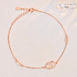 Sterling Silver Double C Bracelet for Her