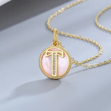 S925 Silver Letter Necklace for Women Engagement Wedding