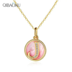 S925 Silver Letter Necklace for Women Engagement Wedding