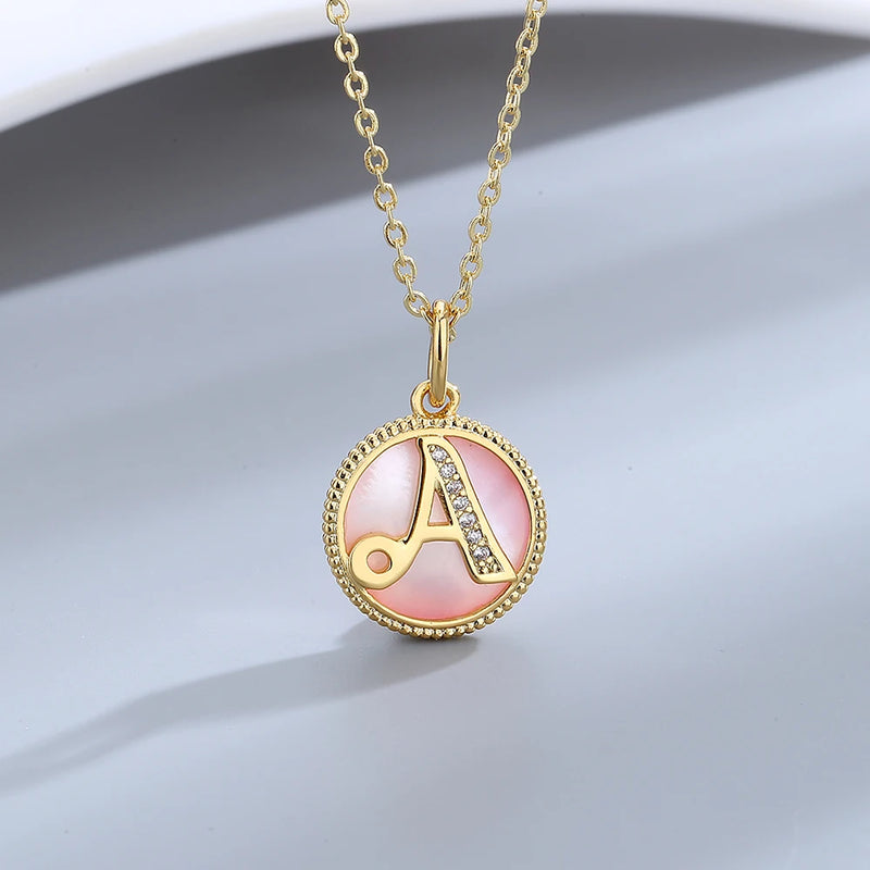S925 Silver Letter Necklace for Women Engagement Wedding