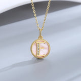 S925 Silver Letter Necklace for Women Engagement Wedding