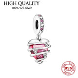 S925 Silver Bulb Pendant Charm for Bracelet Necklace Gift
