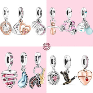 Sterling Silver Bulb Pendant Hot Air Balloon Charm
