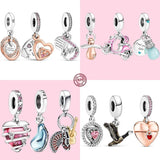 Sterling Silver Bulb Pendant Hot Air Balloon Charm