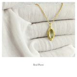 S925 Silver Green Agate Necklace for Woman Personalized Jewelry