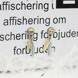 925 Sterling Silver Retro Feather Earrings