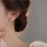 S925 Mermaid Pearl Ear Studs for Women Earrings
