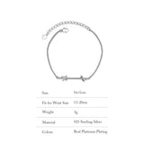 Vintage Platinum Plated Silver Bracelet - Knotted Fine Jewelry