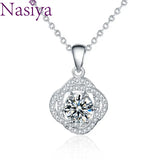 S925 Sterling Silver Moissanite Necklace Collarbone Necklace for Women