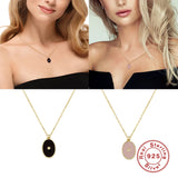 S925 Sterling Silver Multilayer Pendant Necklace Women