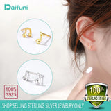 Sterling Silver Music Note Stud Earrings for Women Girls