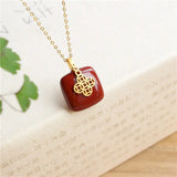 Sterling Silver Hetian Jade Money Bag Pendant Necklace