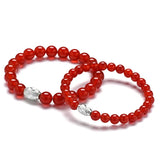 S925 Sterling Silver Agate Amethyst Bracelet Healing Energy DIY Jewelry