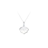Sterling Silver Mother-of-pearl Shell Pendant Necklace