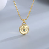 S925 Silver Necklace Green Zircon Pendant for Women