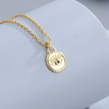 S925 Silver Necklace Green Zircon Pendant for Women
