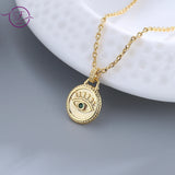 S925 Silver Necklace Green Zircon Pendant for Women