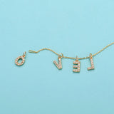 S925 Sterling Silver Necklace Eyelet Pearl Semi-finished Chains
