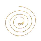 S925 Sterling Silver Necklace Eyelet Pearl Semi-finished Chains