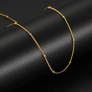 S925 Sterling Silver Necklace Bead Collar Chain Hot Selling Jewelry
