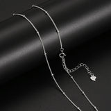S925 Sterling Silver Necklace Bead Collar Chain Hot Selling Jewelry
