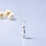 925 Silver Necklace Zircon Pendants Neck Chain Accessory