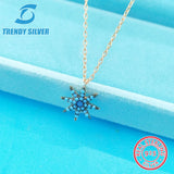 S925 Silver Necklace Girls Collarbone Chain