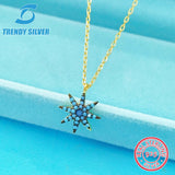 S925 Silver Necklace Girls Collarbone Chain