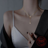 925 Silver Star Necklace Women