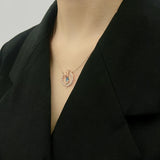Sterling Silver Mum Baby Pendant Necklace