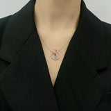Sterling Silver Mum Baby Pendant Necklace