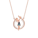 Sterling Silver Mum Baby Pendant Necklace
