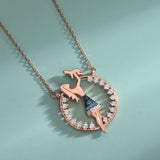 Sterling Silver Mum Baby Pendant Necklace