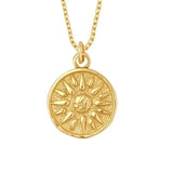 S925 Sterling Silver Sun Flower Choker Necklace for Women